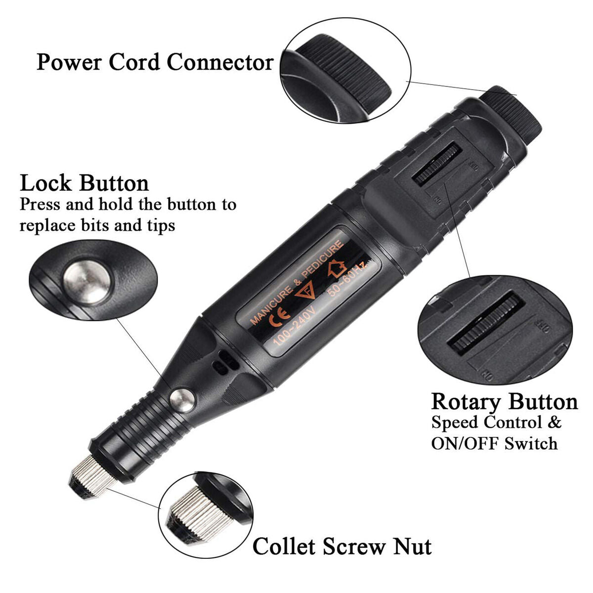 Electric Micro Engraver Pen Mini DIY Engraving Tool Kit for