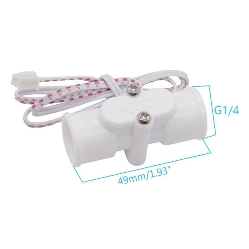 1/2" Thread Plastic Electric Solenoid Valve Water Inlet Flow Switch Volt 0-110V