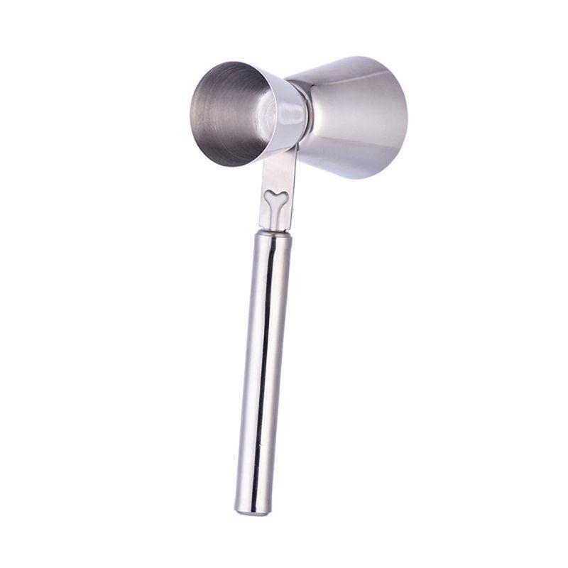 Stainless Steel Double Jigger Measure Cup with Handle for Cocktail Bartender Bar