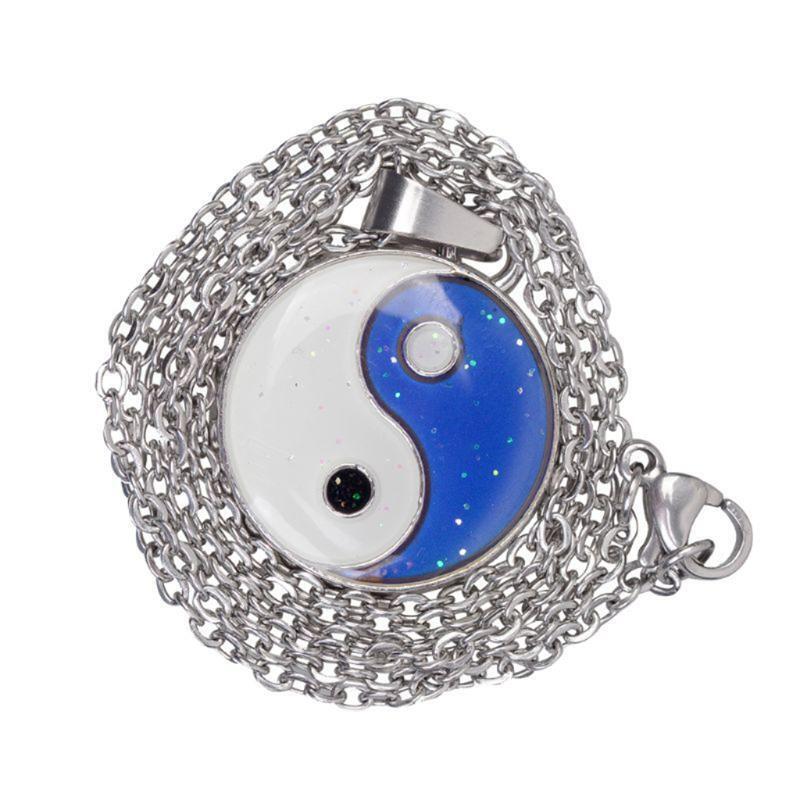 Colour Changing Mood Necklace Feeling Choker Stainless Steel Necklace Jewelry