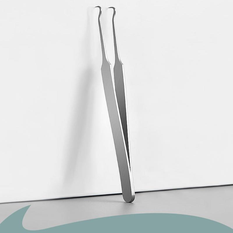 Blemish Extractor Tool for Remove Blackhead Acne Pimple Bend Curved Tweeze