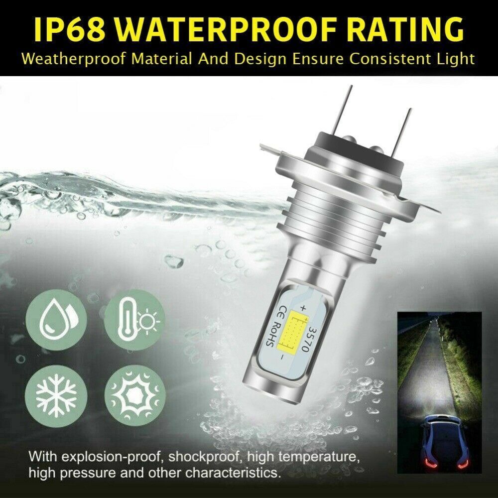 Driving Bulb Car Bulbs Beam Fog Light Auto Accessories H7 LED Headlight