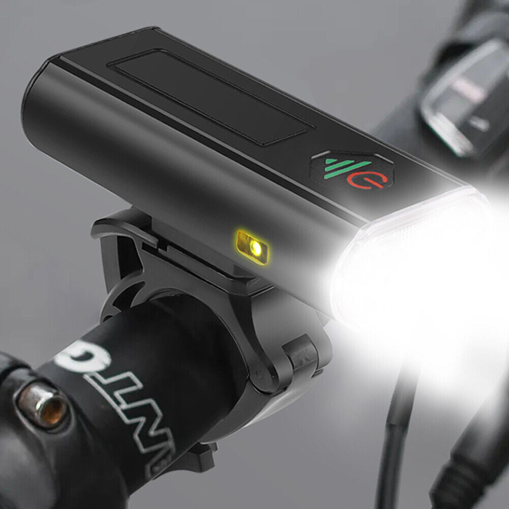 Bike Light 2T6 LED Type-C USB Rechargeable MTB Road Bike Front Headlight