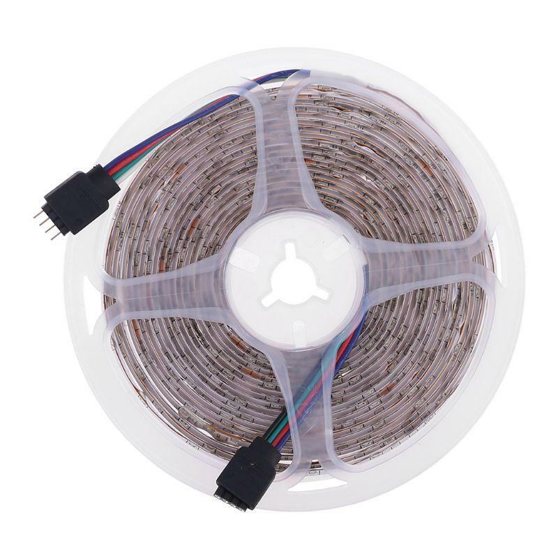 Multicolor Waterproof 5m 300 LED 3528 SMD RGB Strip Light 44 Key Remote DC 12V