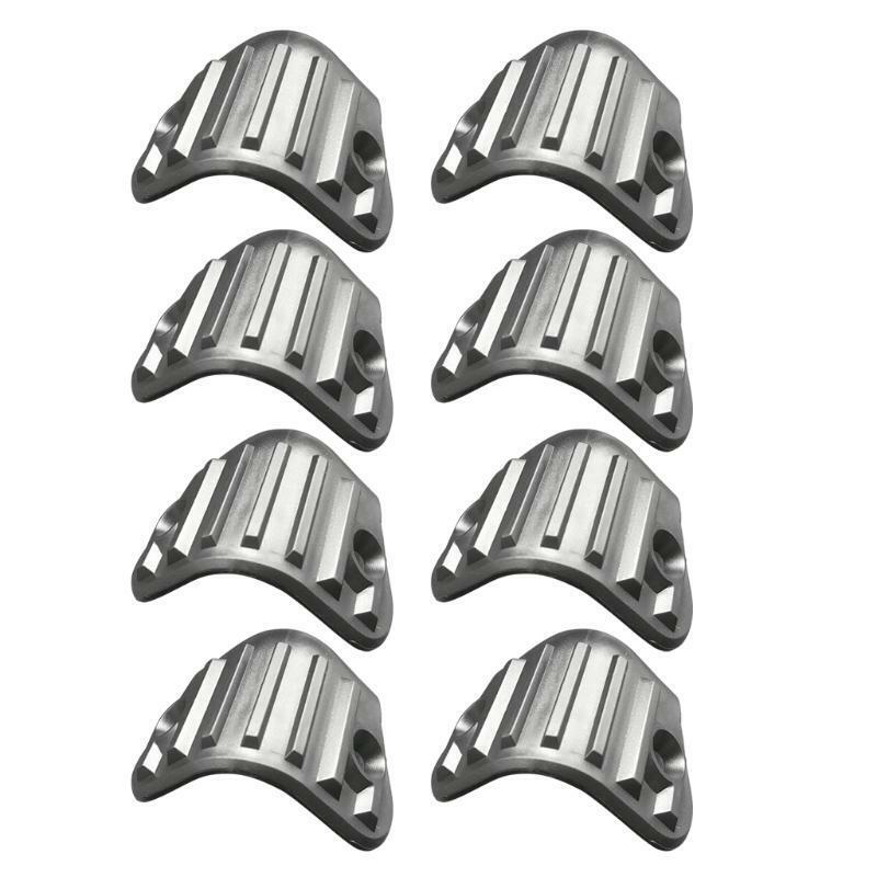 8Pcs Black Plastic Guitar AMP Speaker Cabinet Case Corner Right Angle Protector