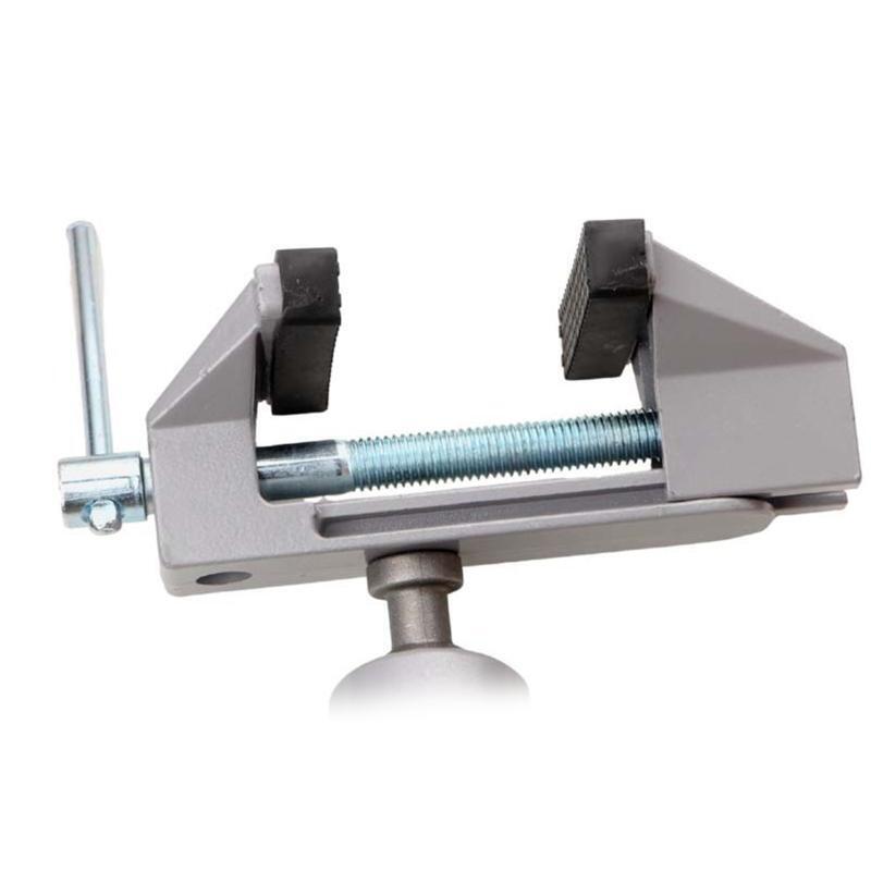 Electric Drill Stand Holder Practical High Carbon Steel 360° Bench Vises Clamp