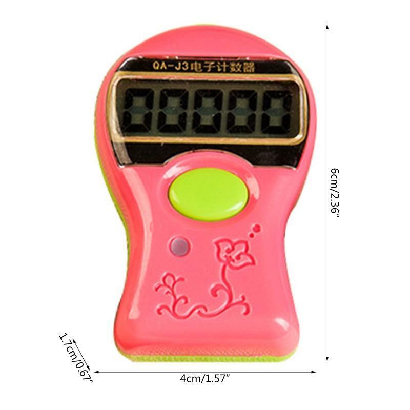 Prayer Digital Electronic Hand Finger Tally Counter For School Yoga Meditation