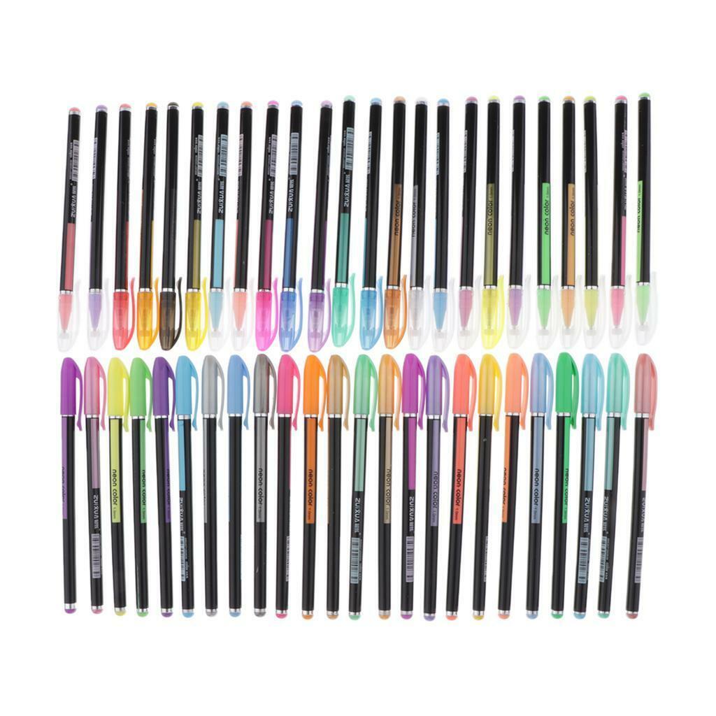 Colorful Gel  Sketching Markers School Highlighters Art  48