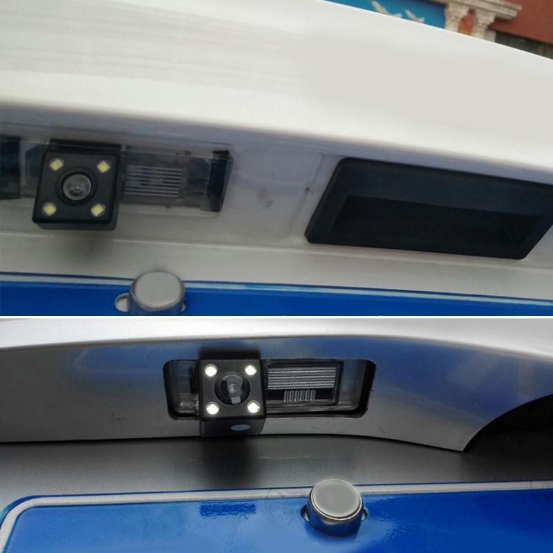 Vehicle Reversing Camera Bracket Plastic License Plate Lights Holder for Variant