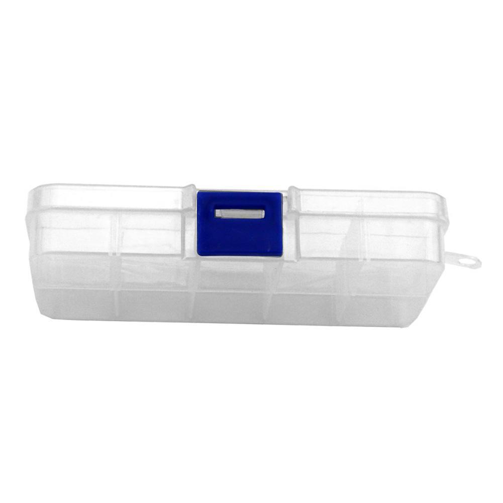 10 Slots Portabel Plastic Fishing Lure Hook Tackle Box Tool Storage Case