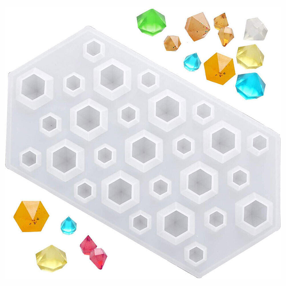 Diamond Shape Ice Ball Mould Silicone Whiskey Cube Maker Mold Party Supply