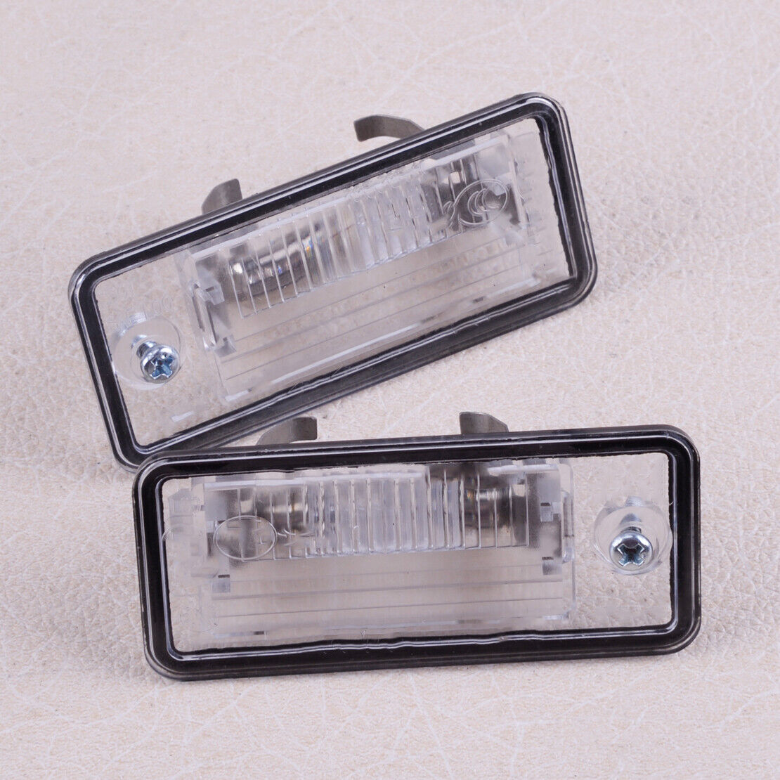 2pcs Fit For A3 S3 A4 S6 A8 S8 RS4 Left & Right Number License Plate Light li