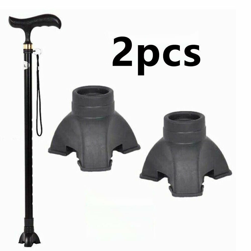 Rubber Durable Tripod Mat Hiking Crutches Pads Anti-slip Mat Walking Stick Pads