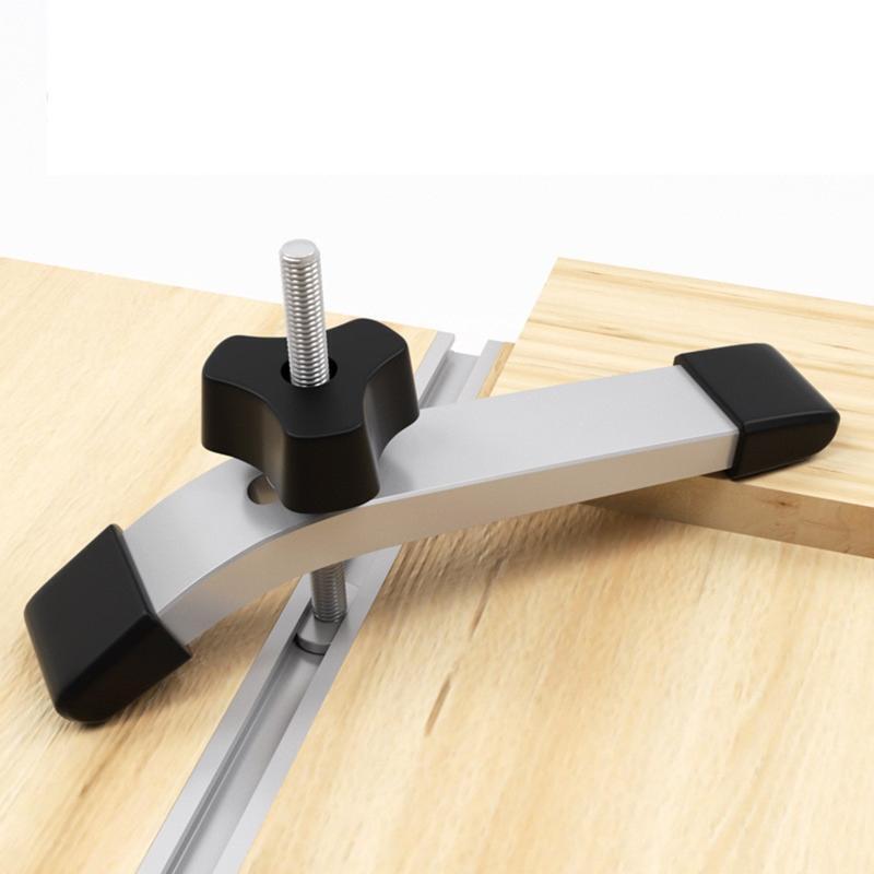 Woodworking Press Plate Convenient T Slot Clamp Set T Tracks Hold Down Clamp DIY