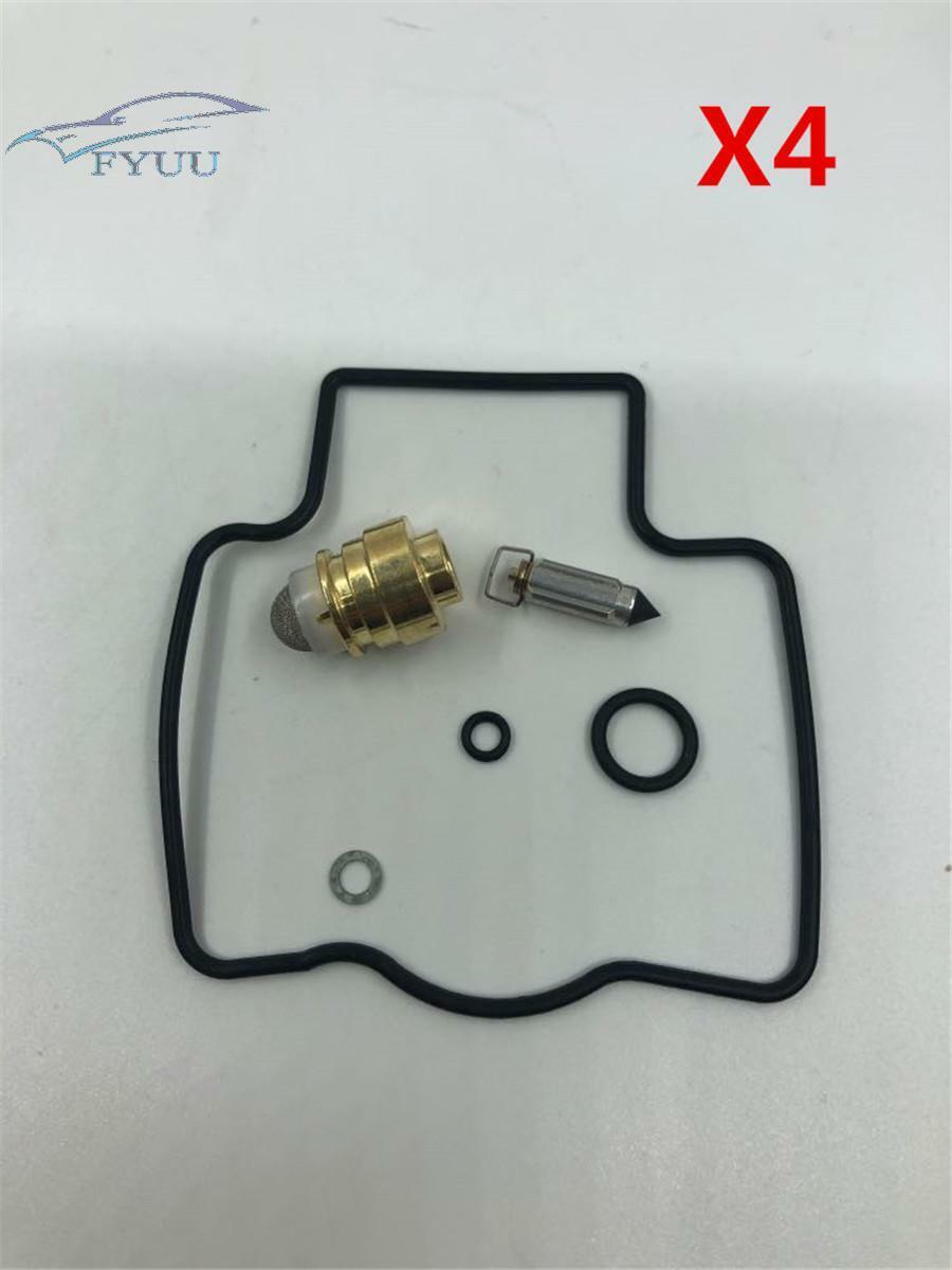 For Kawasaki ZX-6R ZX600F ZX6R 1995-1997 4 Sets Carburetor Durable Repair Kit