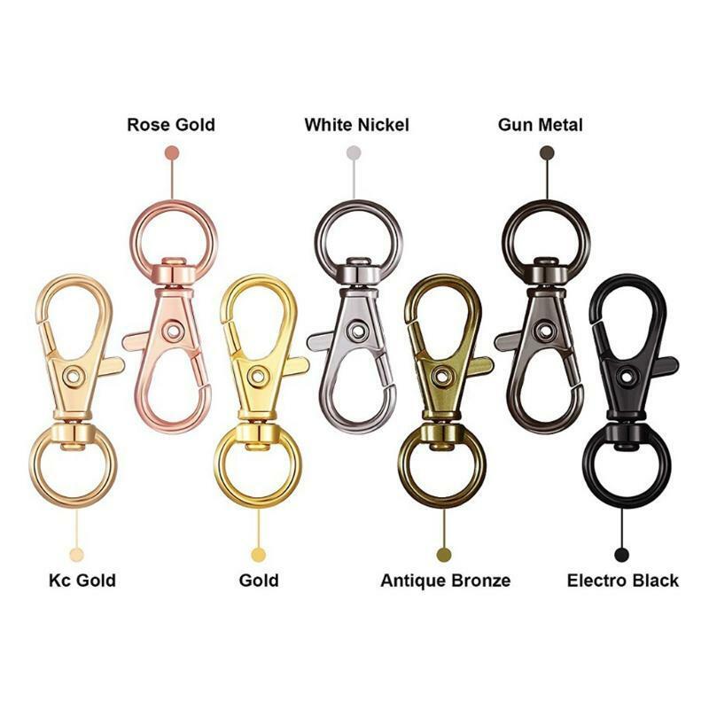 Key Ring with Lobster Claw Clasps and Open Jump Rings 56Pack Keyrings for DIY