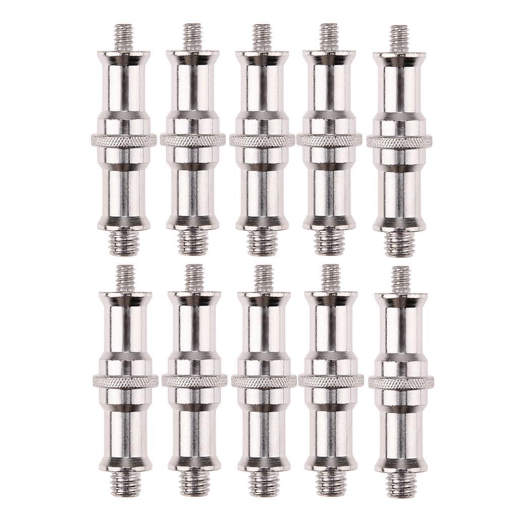 10  1/4" to 3/8" Threaded Screw Adapter for  Flash Light Stand