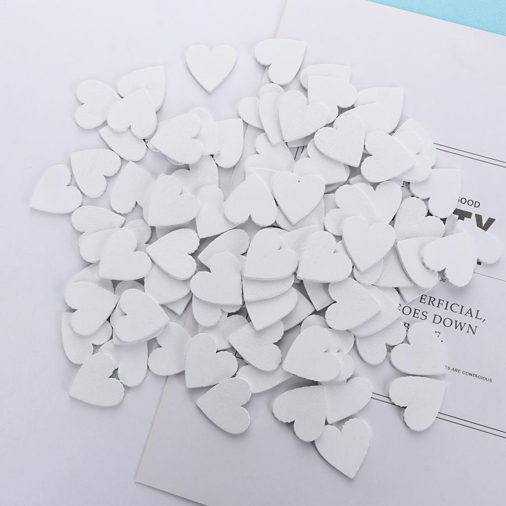 DIY Crafts Decoration Ornament Embellishment Scrapbooking Natural Wood Heart