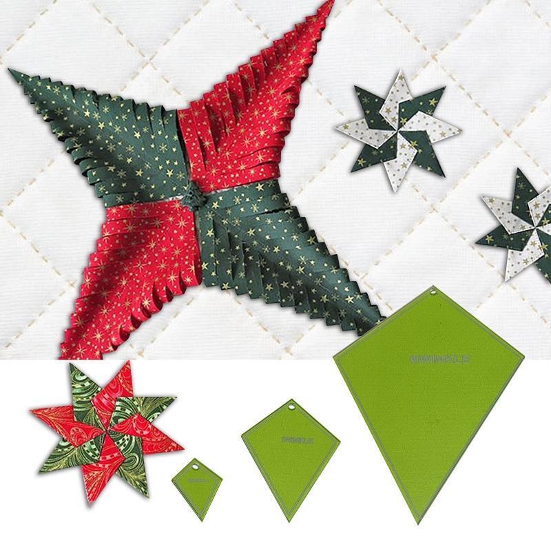 Sewing Template Ruler Set Art DIY Tool for Pillow Quilt Coaster Cushion 3 Set