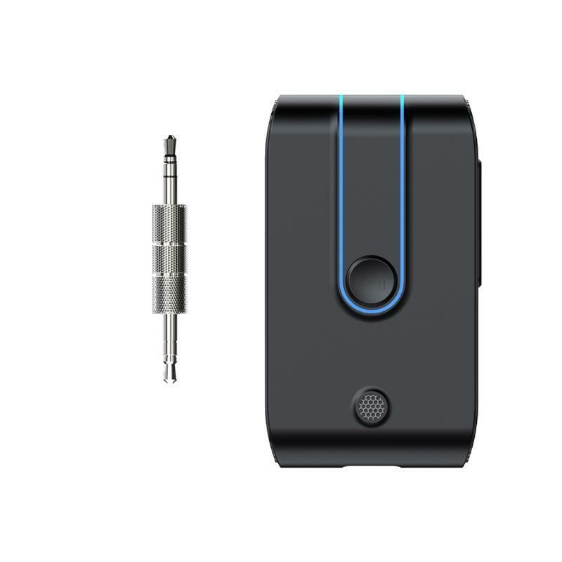 3.5mm Port Bluetooth-compatible Receiver Small Piece Car Kit for Mobile Phones