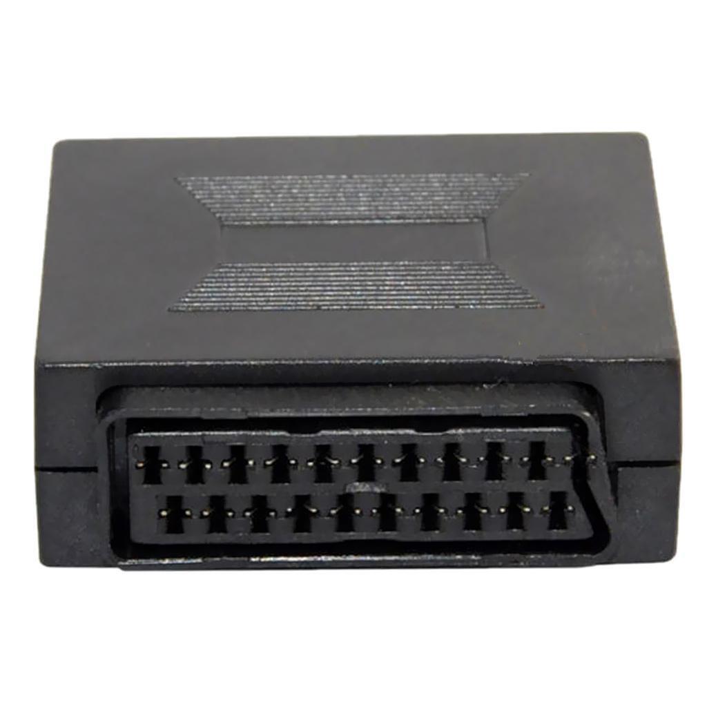21P  Coupler Joiner Female to Female Extension Audio Adapter Connector