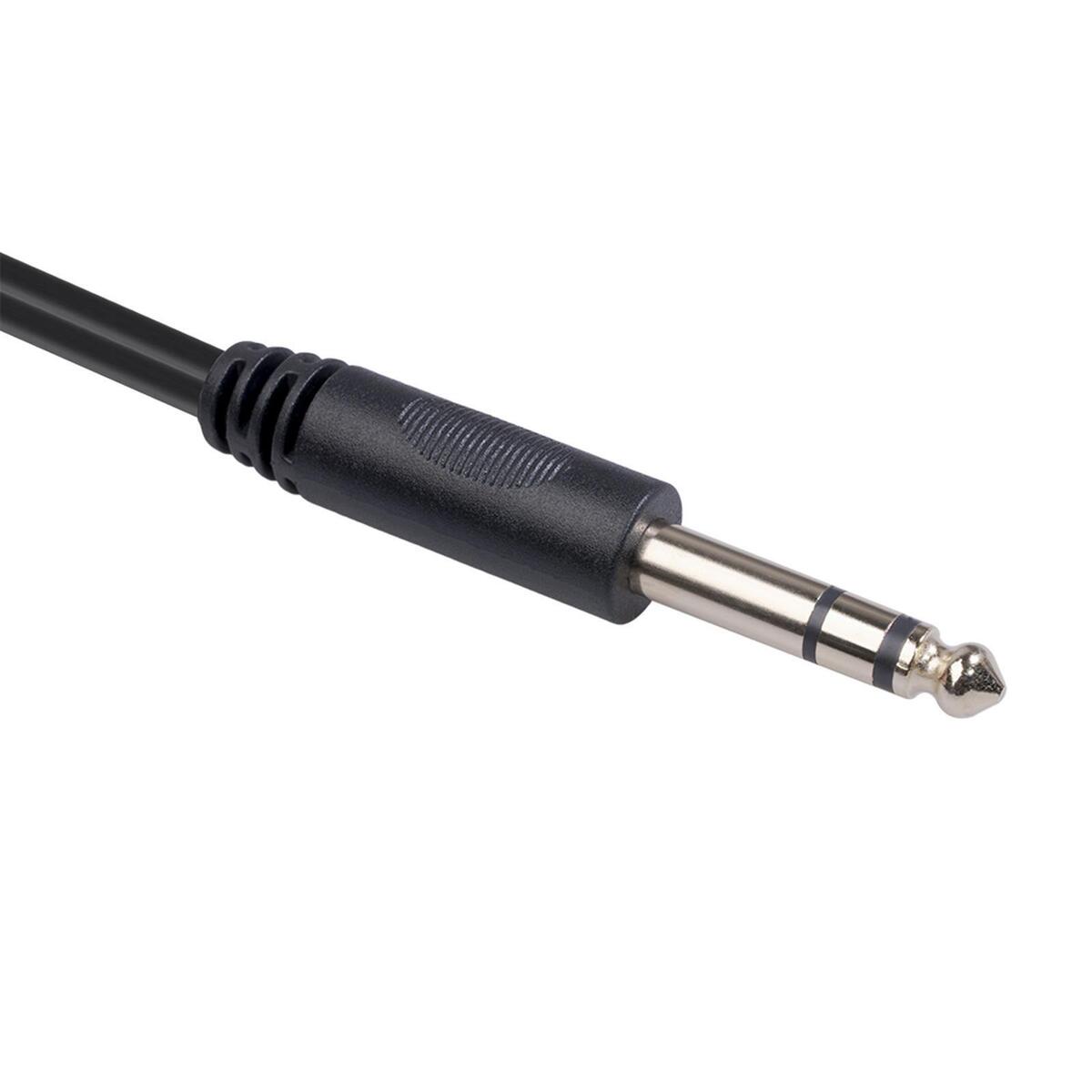 6.35 mm to 2RCA Cable Stereo Equipment 1.5M Length for Smartphones MP3 35 mm