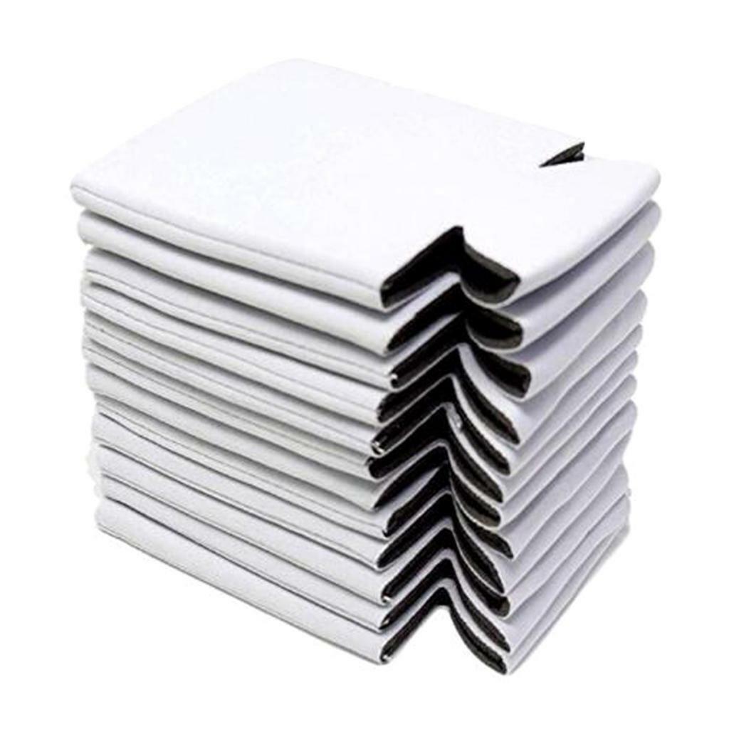 40pcs Insulated Neoprene Beer Can Coolers Sleeves Collapsible Drink Caddies