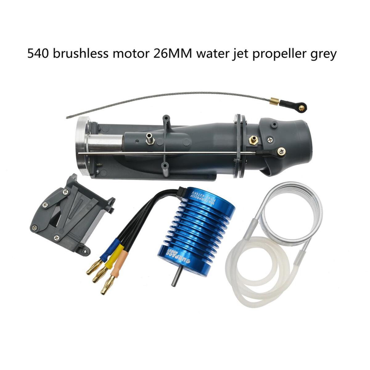 RC Boat Thruster Jet Pump Set Forward Backward Ejector Turbo for RC Boat DIY