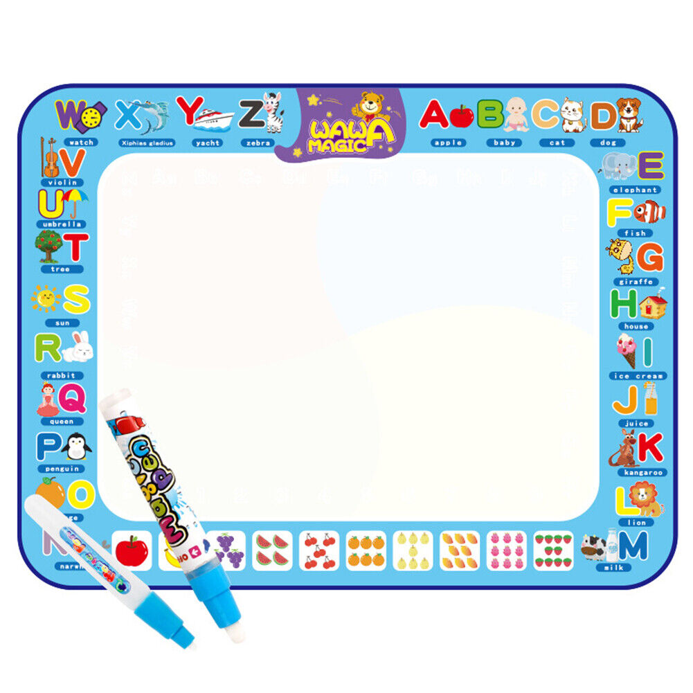 Super Large Magical Kids Water Canvas Drawing Pad Coloring Doodle Mat (B)