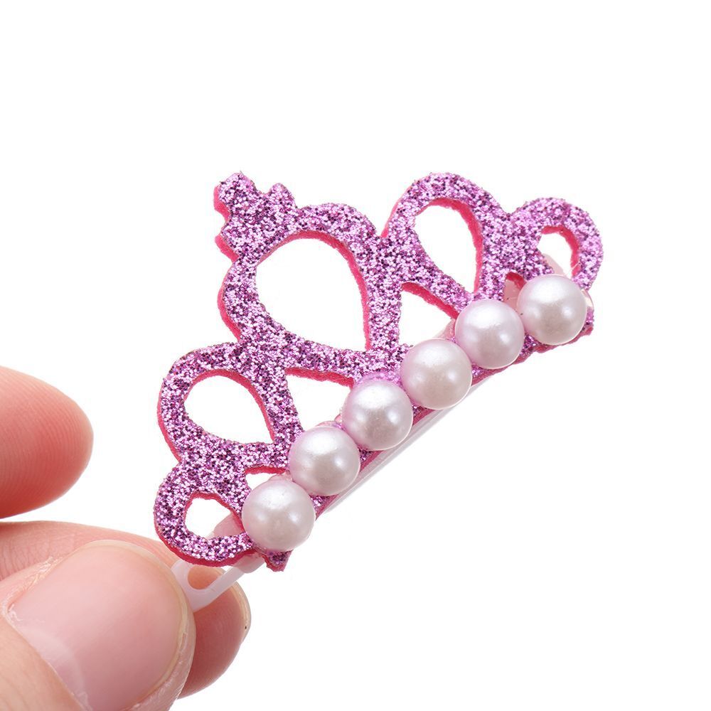 Cat Grooming Pet Headwear Crown Shape Bow-tie Hairpin Dog Bowknot Hair Clip