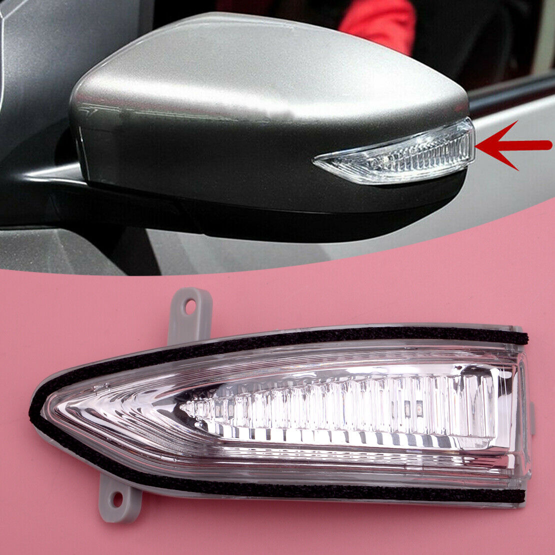 Left Rear View Mirror Indicator LED Turn Signal Light Fit for Sylphy Teana