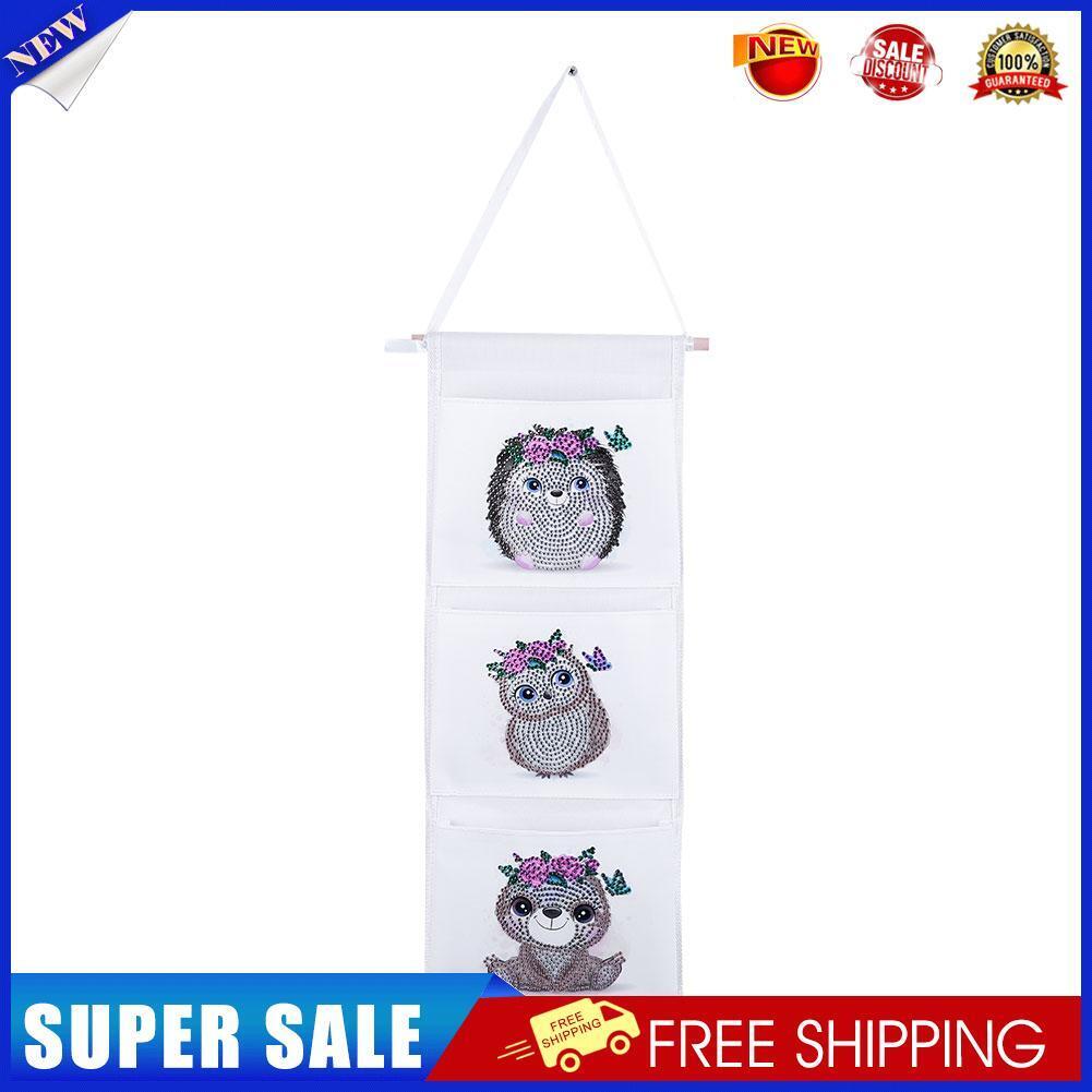 Wall Hanging Storage Bag DIY Owl Diamond Painting Home Organizer (AA1024)