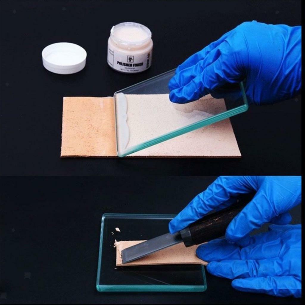 Leather Craft Tempered  Burnishing Slicker Burnisher Leather Tool