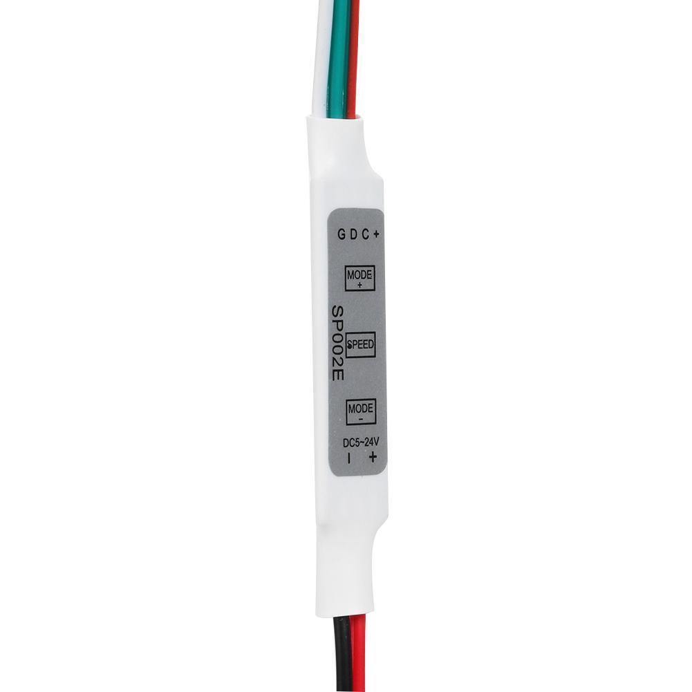 DC5V-12V Mini 3 Keys LED Lights Controller Pixel Dimmer for WS2812B WS2811