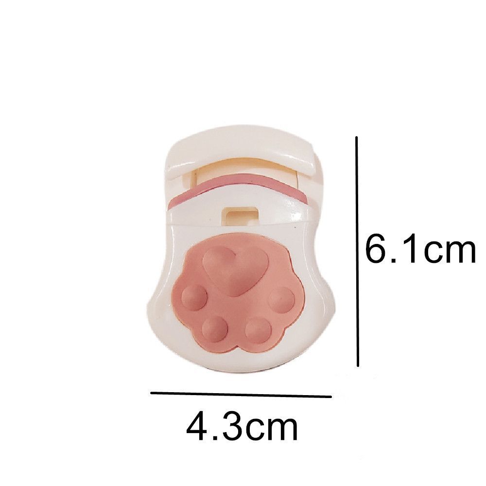 Portable Mini Plastic Cat Paw Shape Eyelash Styling Beauty Tools Eyelash Curler