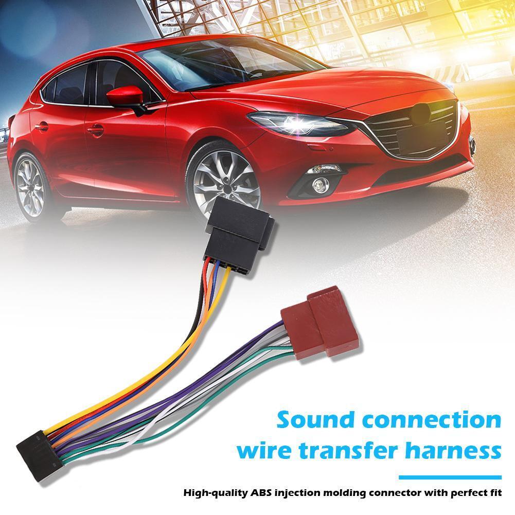 For KENWOOD 16 Pin ISO Wiring Harness Connector Adaptor Car Stereo Loom