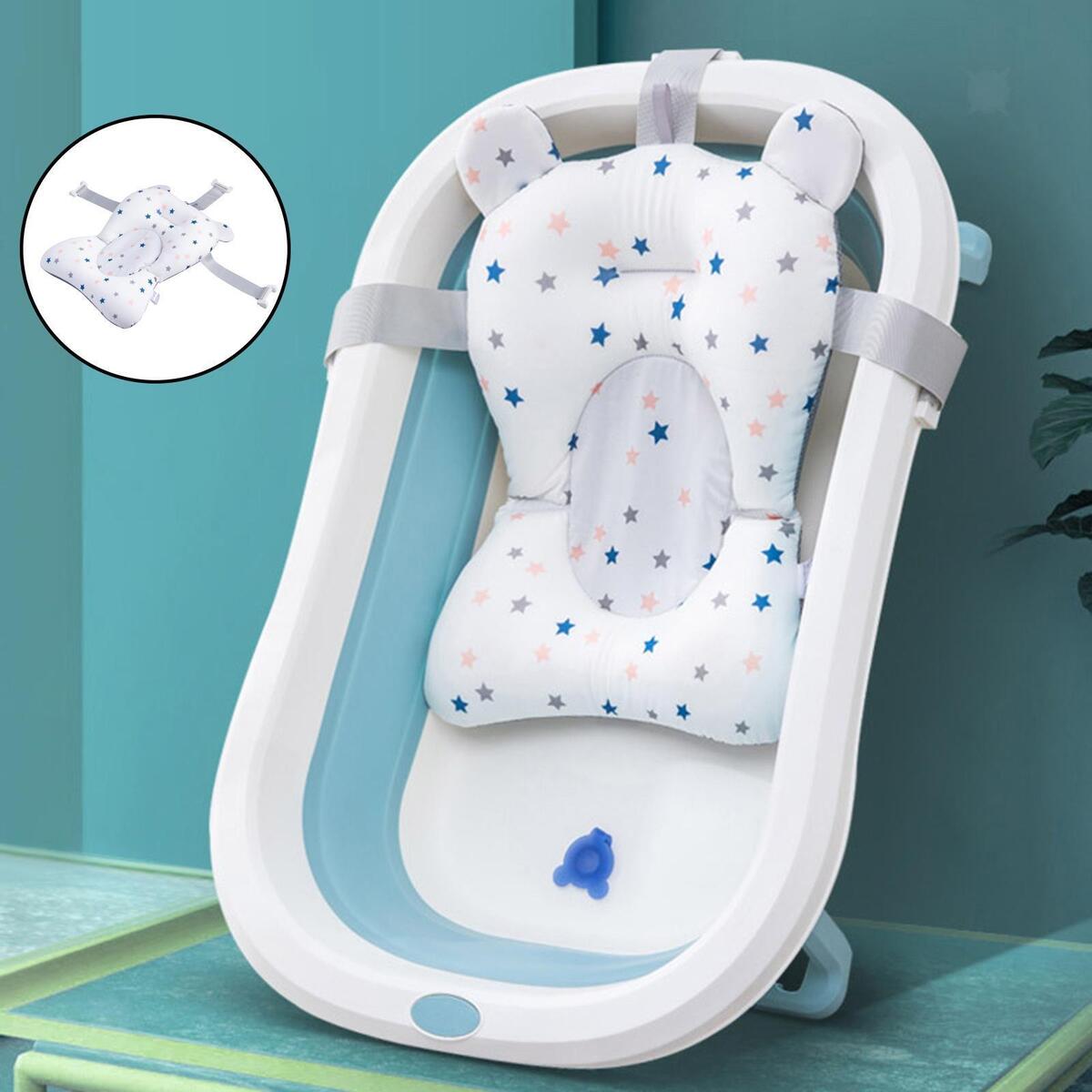 2pcs  Seat Support Mat Bath Support Seat Soft  Anti-Slip