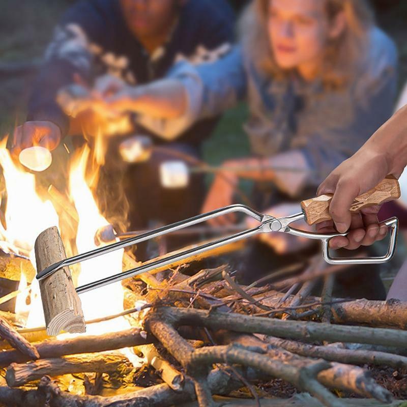 Charcoal Fire Shears Bbq Tool Charcoal Tongs Outdoor Barbecue Tool