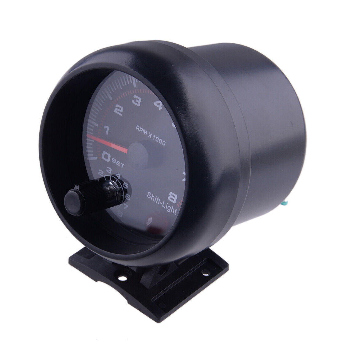 3.75" Universal Car Tachometer Gauge Rev Counter LED Shift Light 0-8000RPM 12V