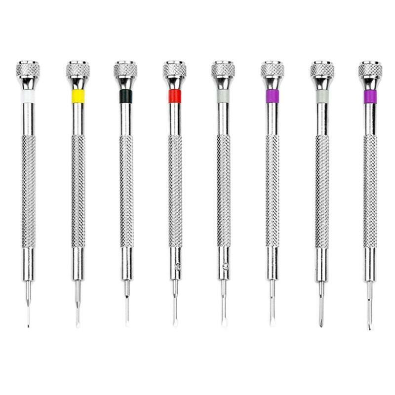 Micro Precision Jewelry Screwdriver Set Flat/Cross 0.6-1.6 mm Screwdriver Kit