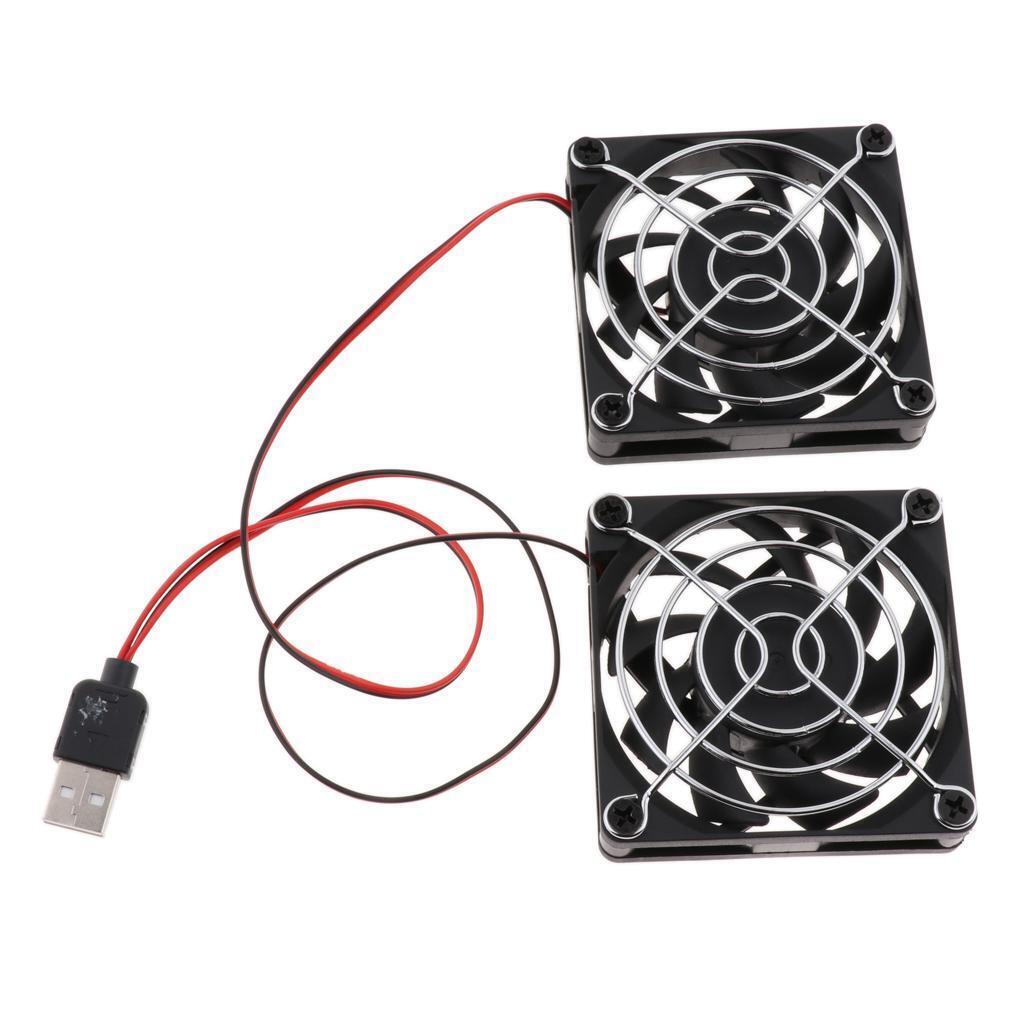 Laptop Desktop Computer Fan USB Port Router Radiator Heatsink Cooling System