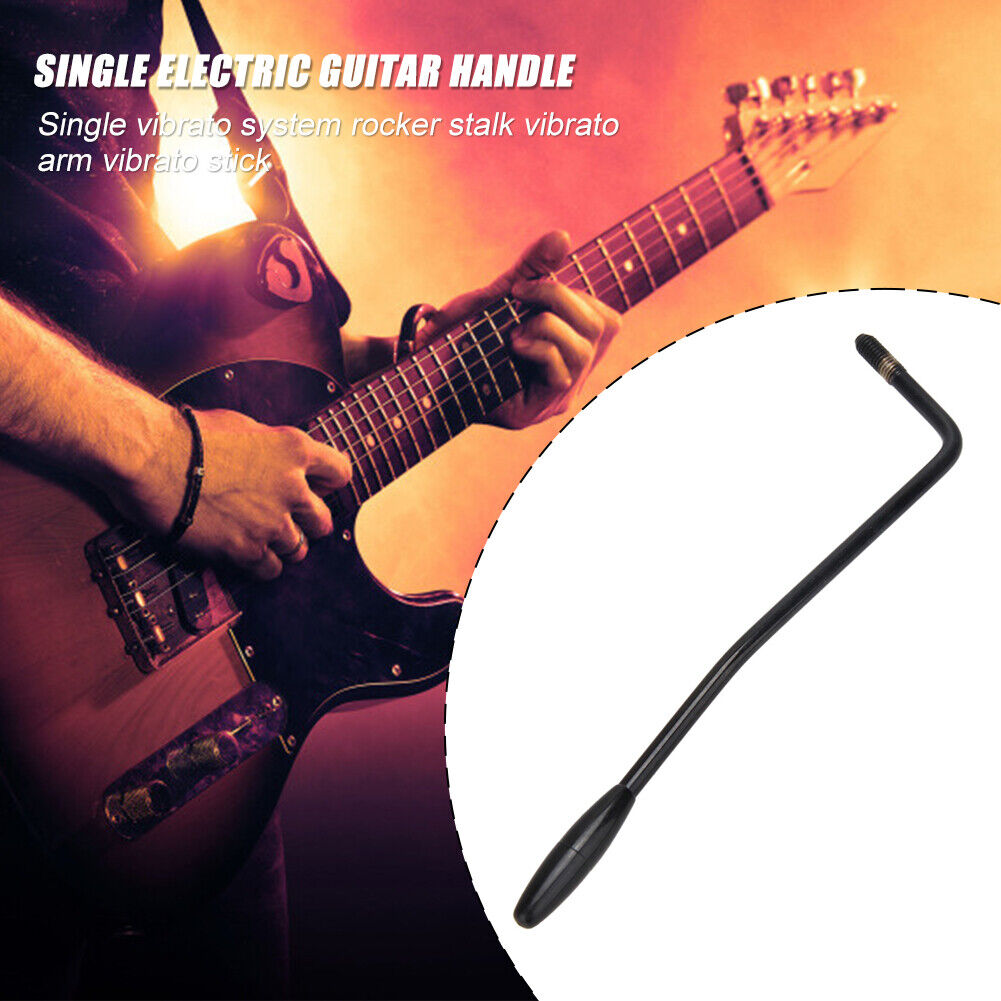6mm Tremolo Arm Whammy Bar w/ Tips Electric Guitar Instruments Part (Black)