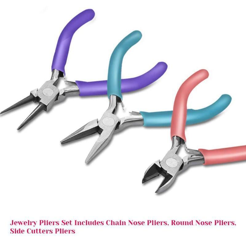 7 Pack Needle Nose Pliers Beading Jewelry Wires Jewelry Making Supplies Tool Kit