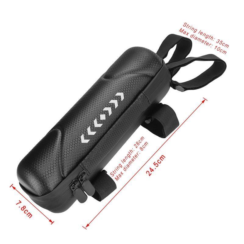 EVA Multi-Purpose Waterproof Scooter Storage Bag Front Tube Hard Shell Bag Bike