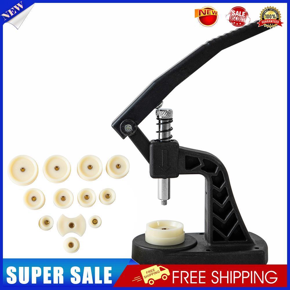 Watch Case Press Tool Remover Closer with 12pcs 18-50mm Fitting Dies Set