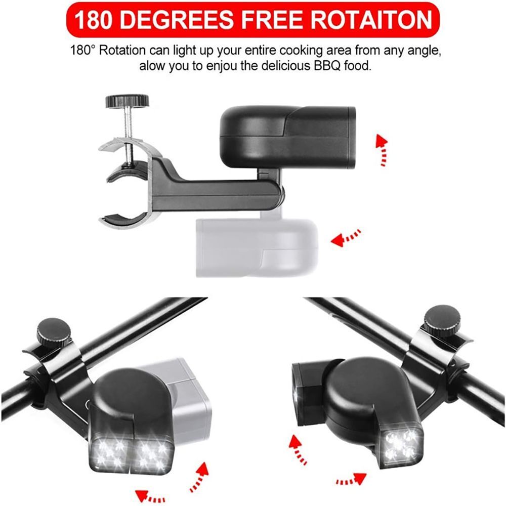 Outdoor Camp Accessories Grilling Tools Barbecue Lamp Grill Light Flashlight