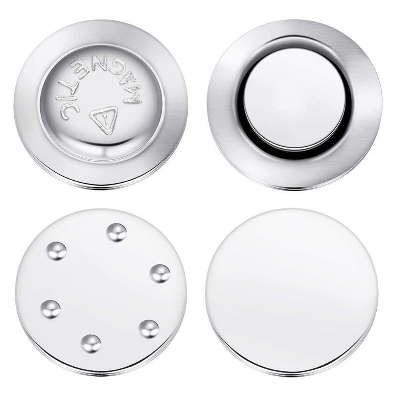 Magnetic Name Badge Buckle Round Name Badge Brooch Magnetic Buckle for Office
