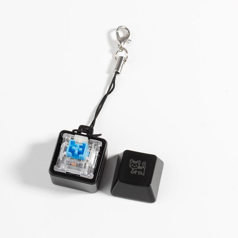 LED RGB Backlit lluminated Mechanical Keyboard Switch Keychain Switch Tester Kit