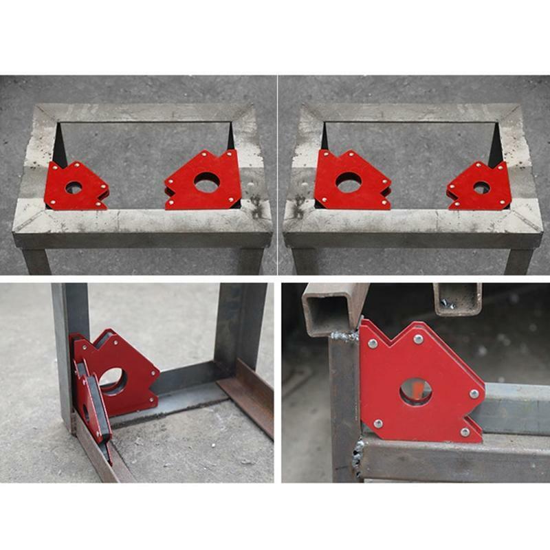 2 Pcs/Set Fixed Connection Welding Magnets 25LB Angle Soldering Locator Tools