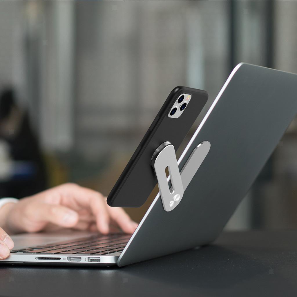 Computer Laptop  Magnetic Phone Holder Bracket Fixed
